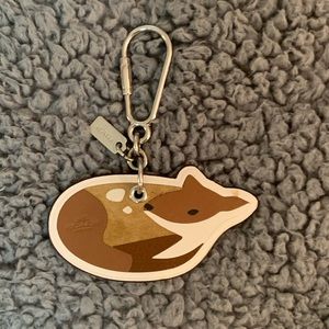 Coach Deer Keychain